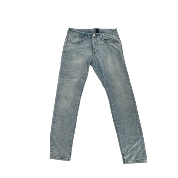 &Denim Skinny Low Waist Button Fly Jeans Size 33 x 32 Men’s - Picture 1 of 5